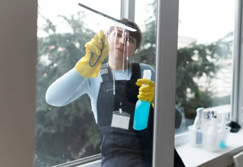Nettoyage de vitres intérieures et extérieures à Guilligomarc'h